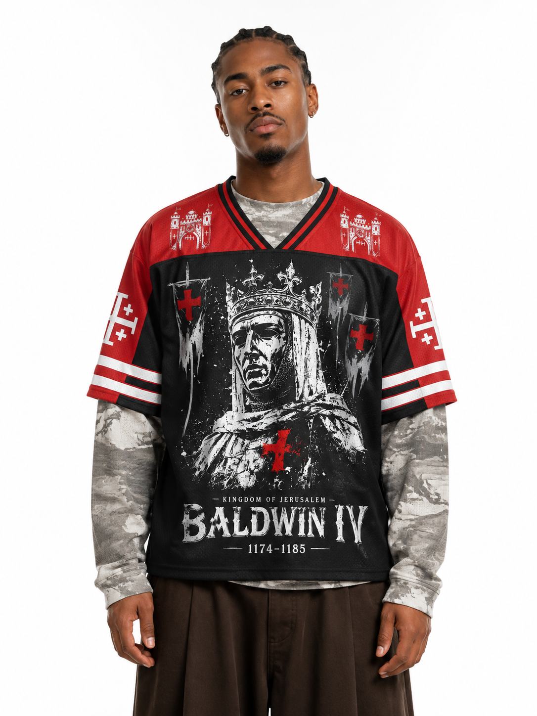 Masked King Graphic Mesh Jersey