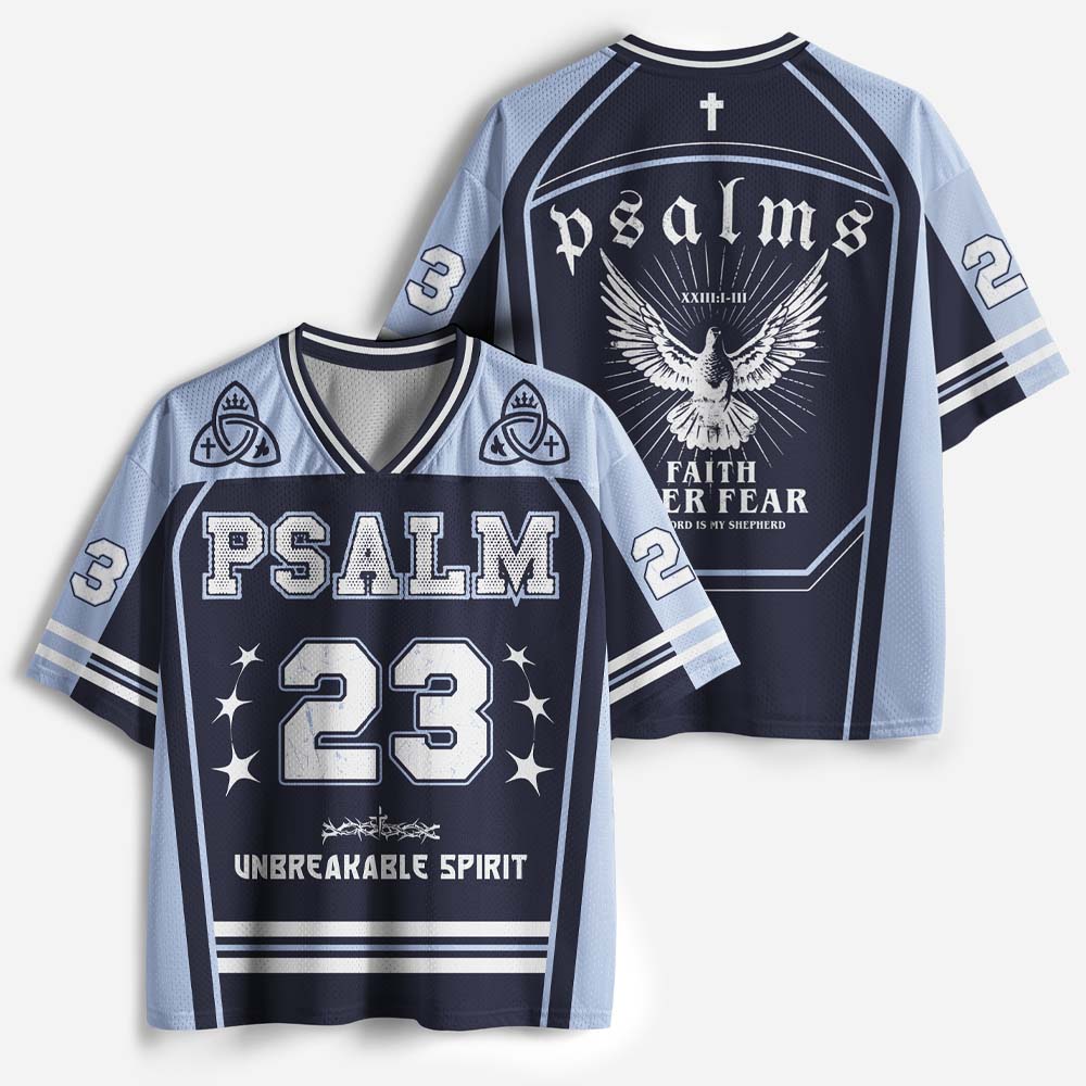 Fearless Dove Graphic Mesh Jersey