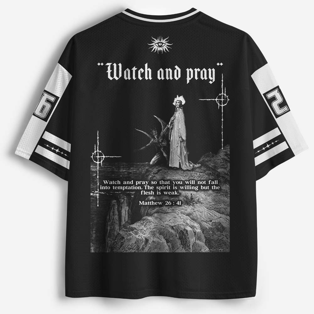 Fear No Evil Graphic Mesh Jersey
