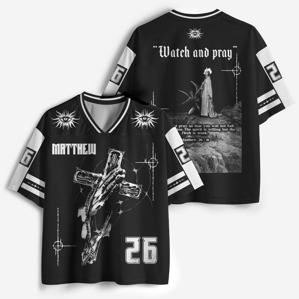 Fear No Evil Graphic Mesh Jersey
