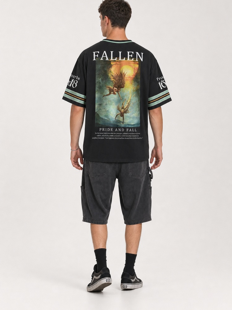 Fallen Graphic Mesh Jersey