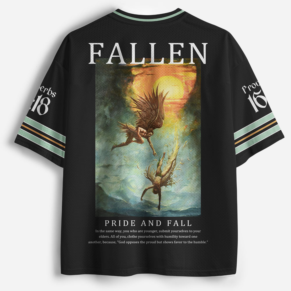Fallen Graphic Mesh Jersey