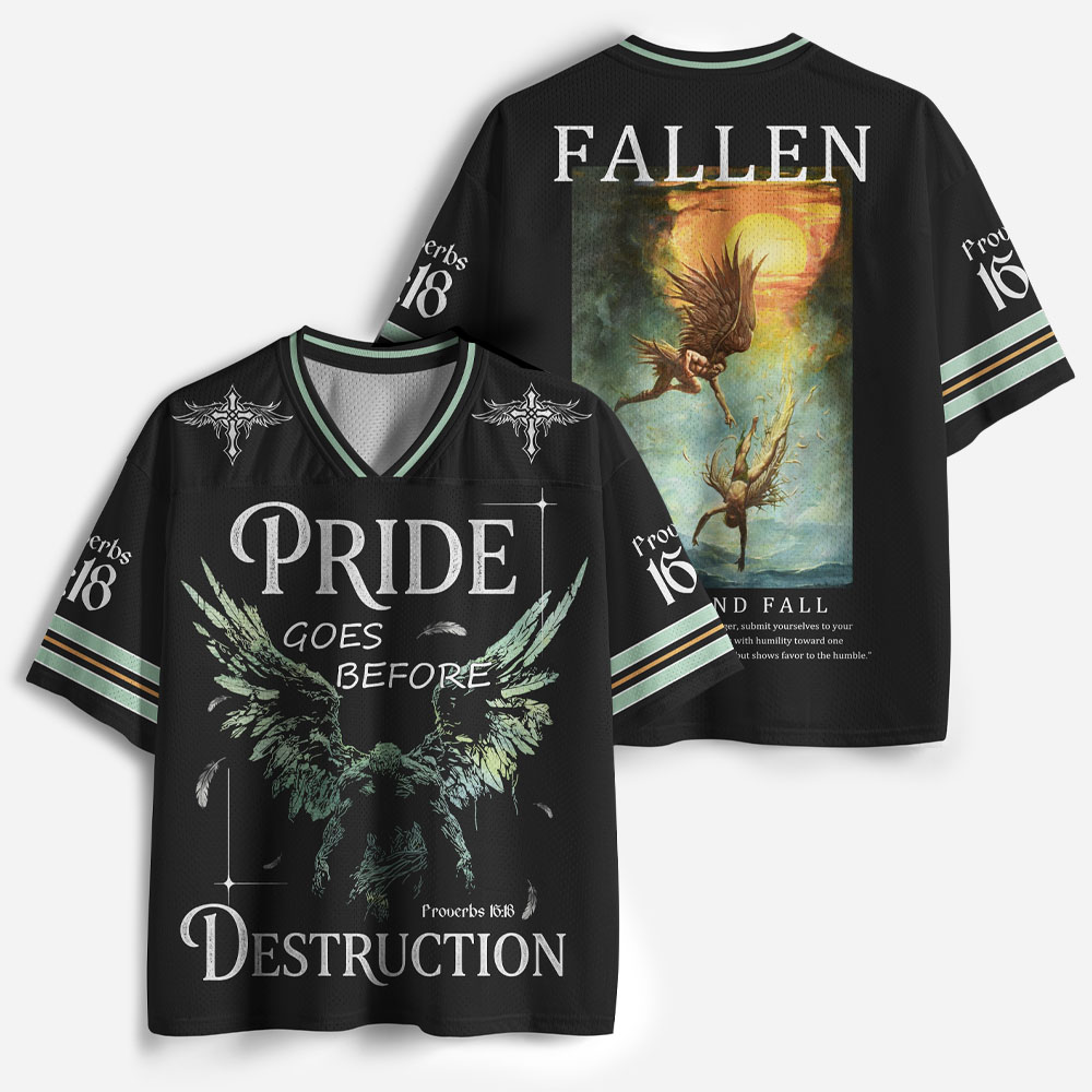 Fallen Graphic Mesh Jersey