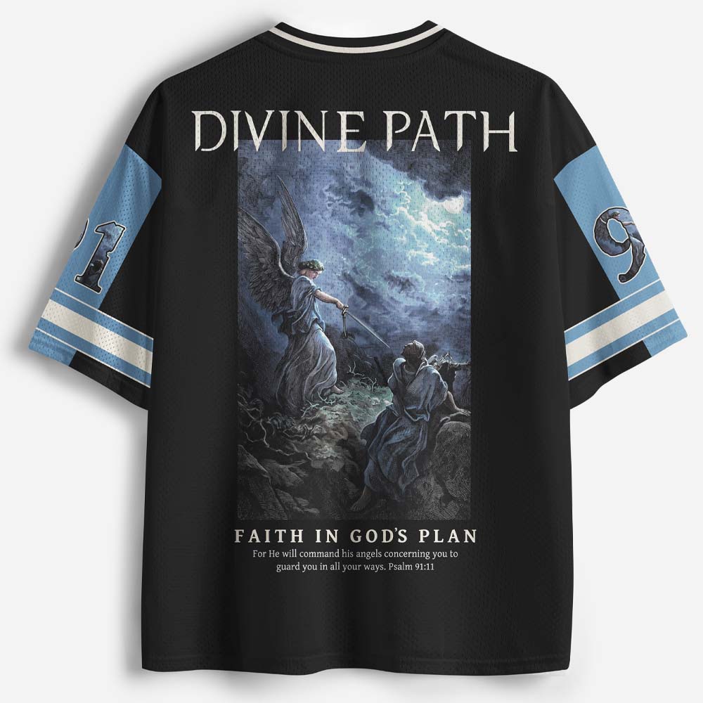 Angel Path Graphic Mesh Jersey