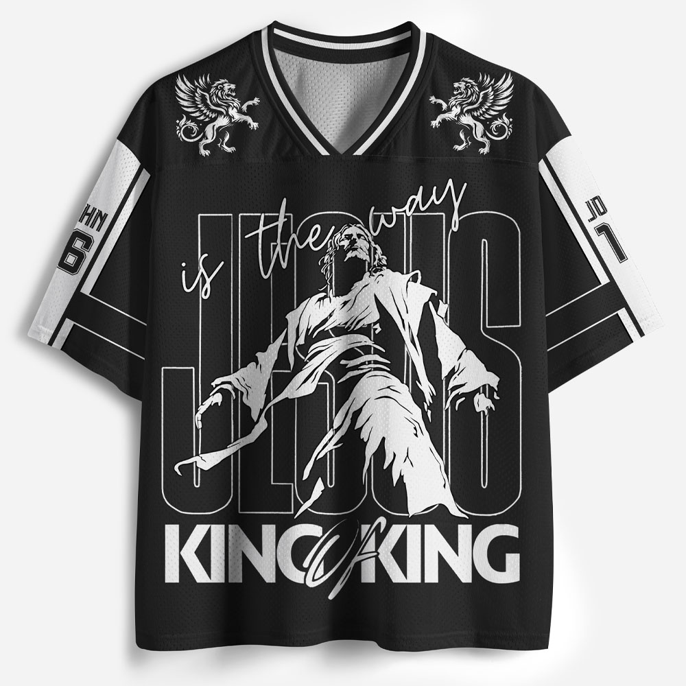 Winged Crown Graphic Mesh Jersey