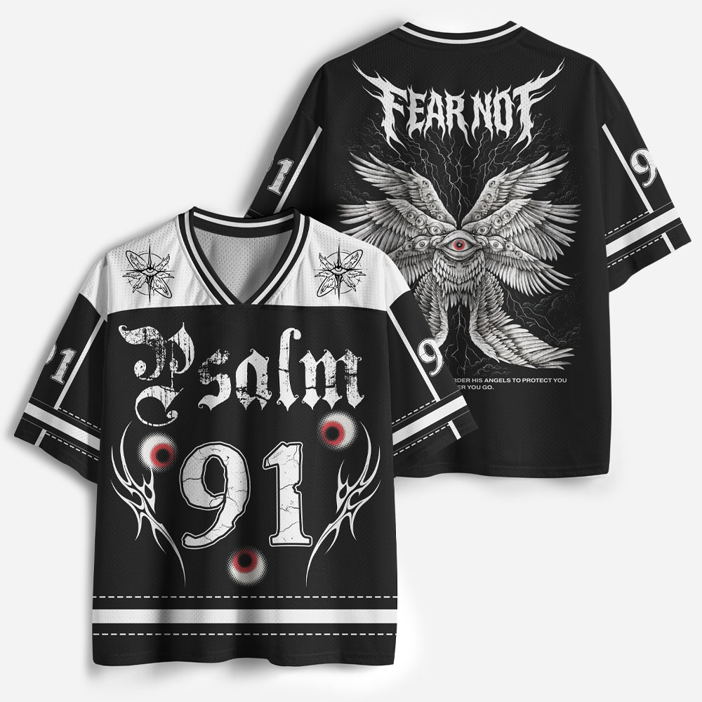 Eye Wing Graphic Mesh Jersey