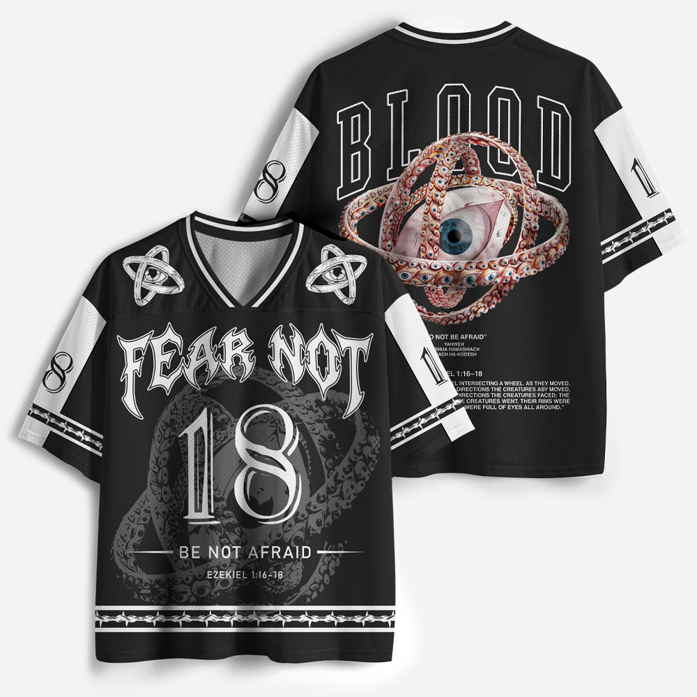 Blood Graphic Mesh Jersey