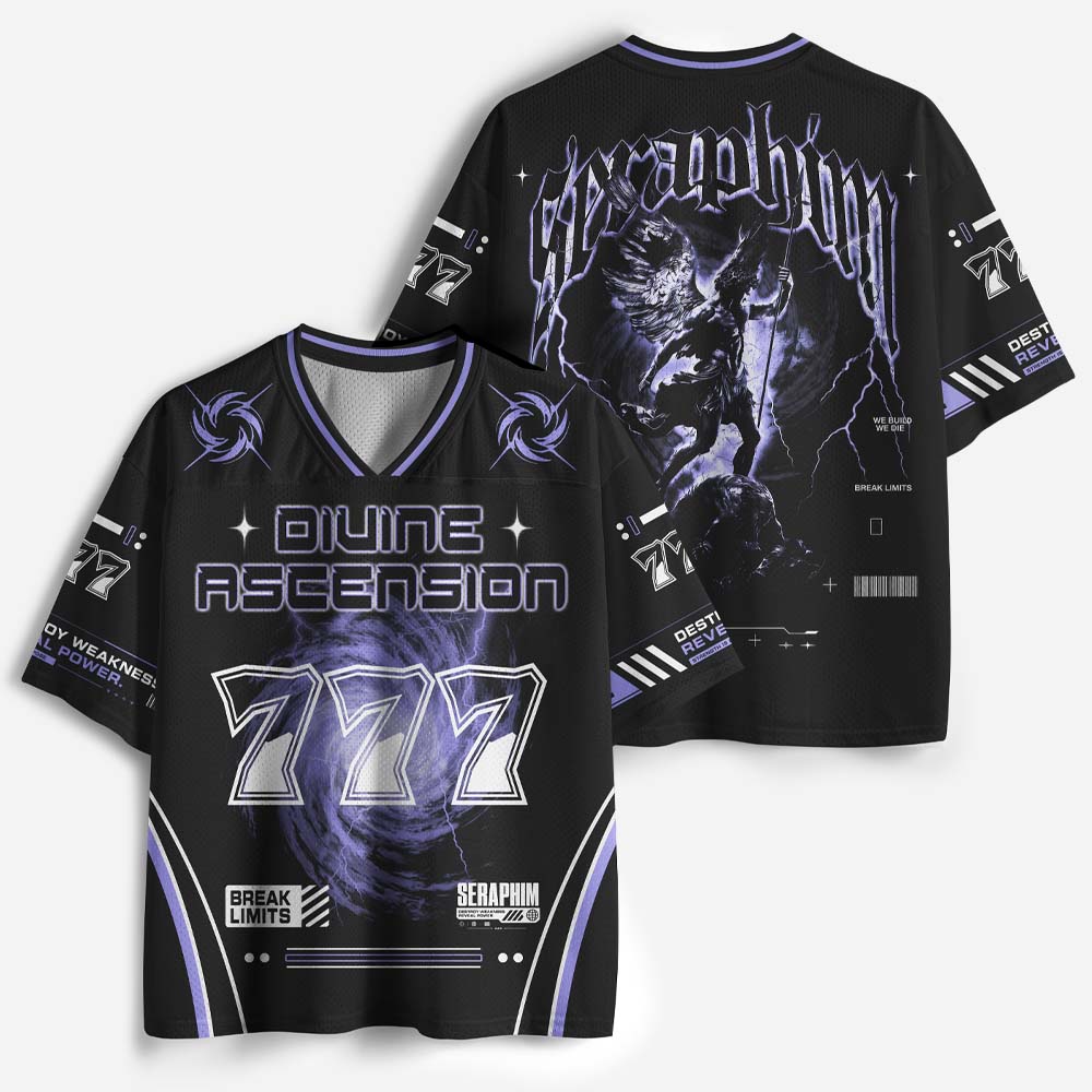 Eye Wing Warrior Graphic Mesh Jersey
