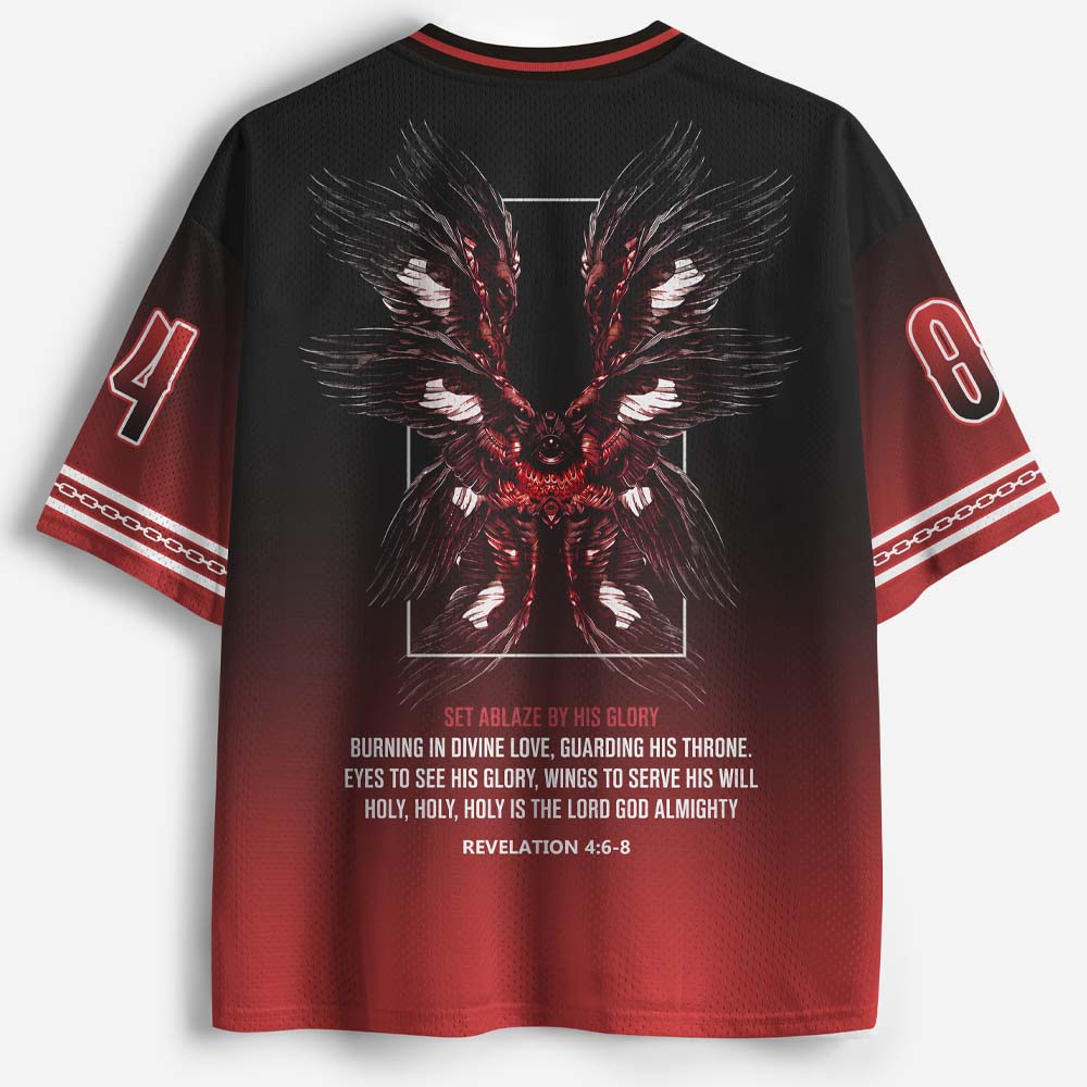Ablaze Eye Wing Graphic Mesh Jersey