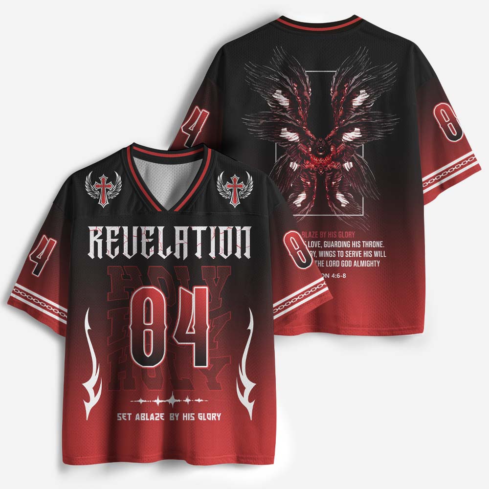 Ablaze Eye Wing Graphic Mesh Jersey