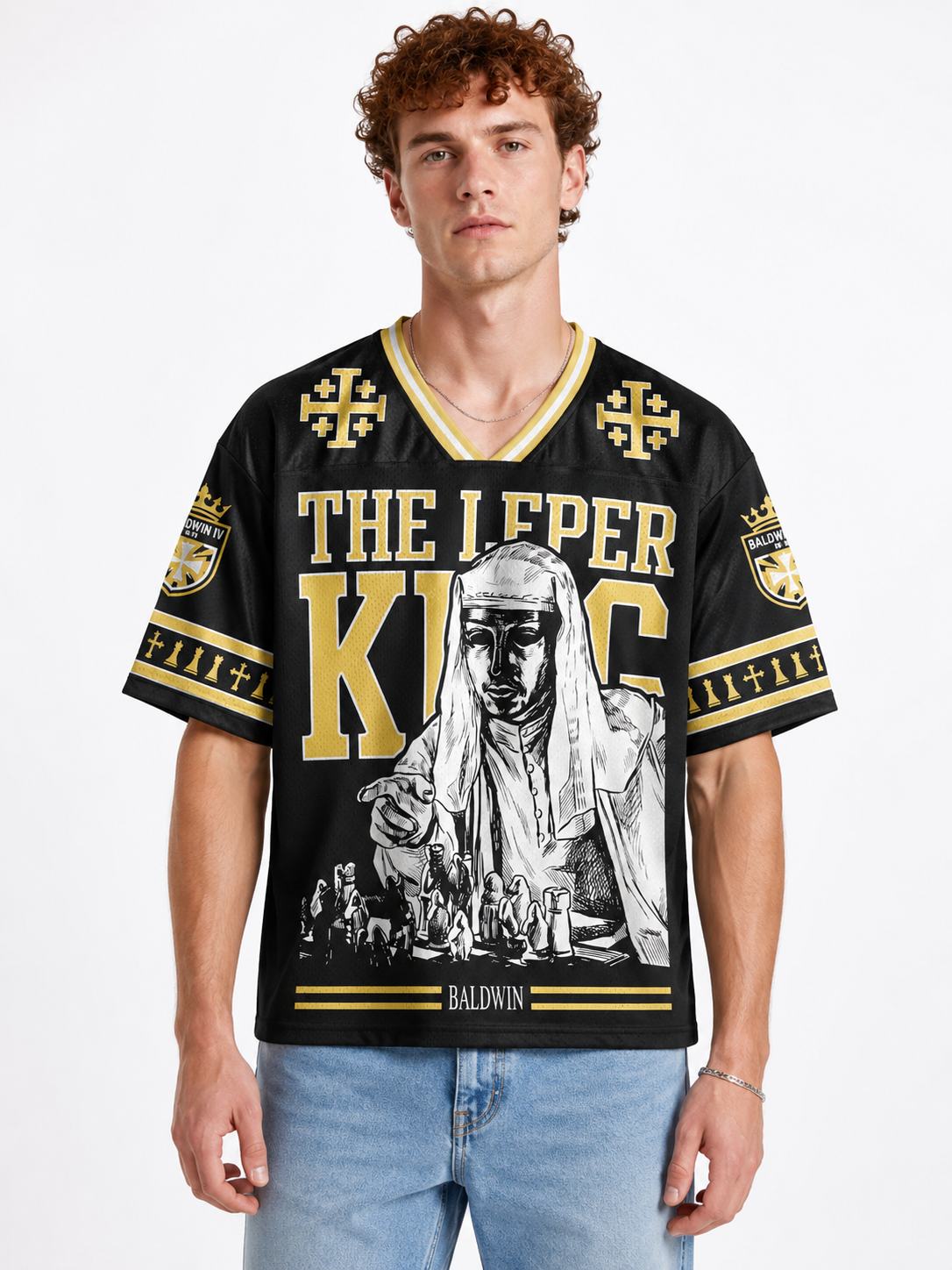 Masked King Graphic Mesh Jersey