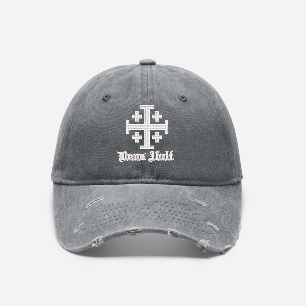 Iron Emblem Vintage Washed Distressed Cap