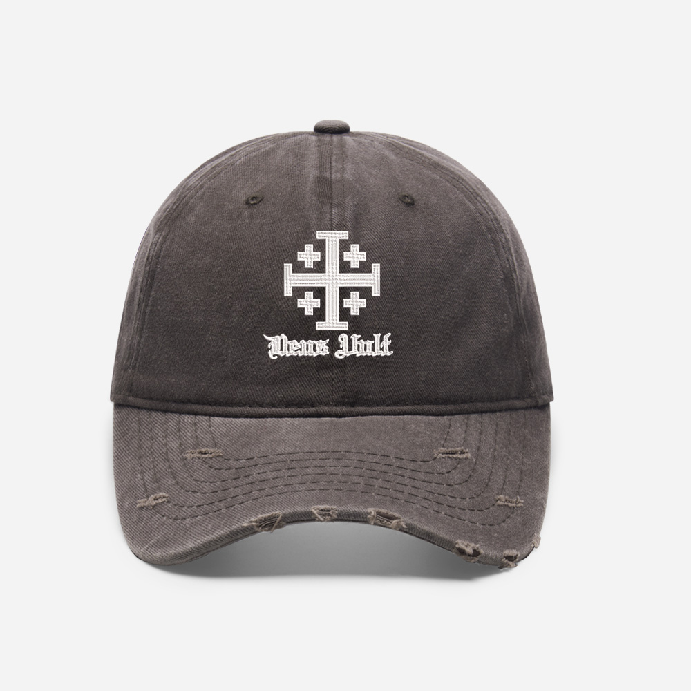 Iron Emblem Vintage Washed Distressed Cap