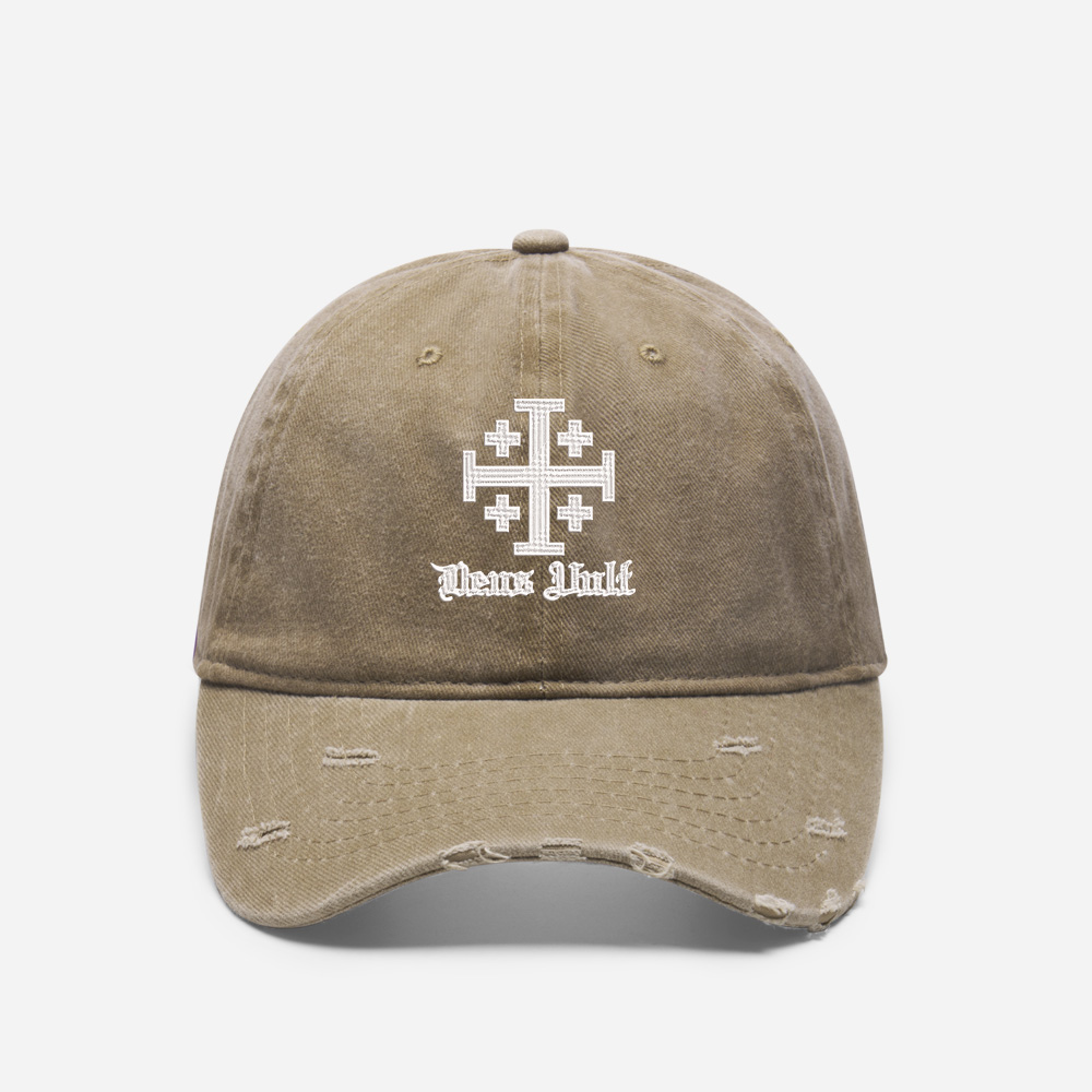 Iron Emblem Vintage Washed Distressed Cap