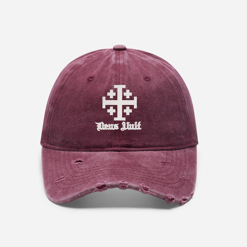 Iron Emblem Vintage Washed Distressed Cap