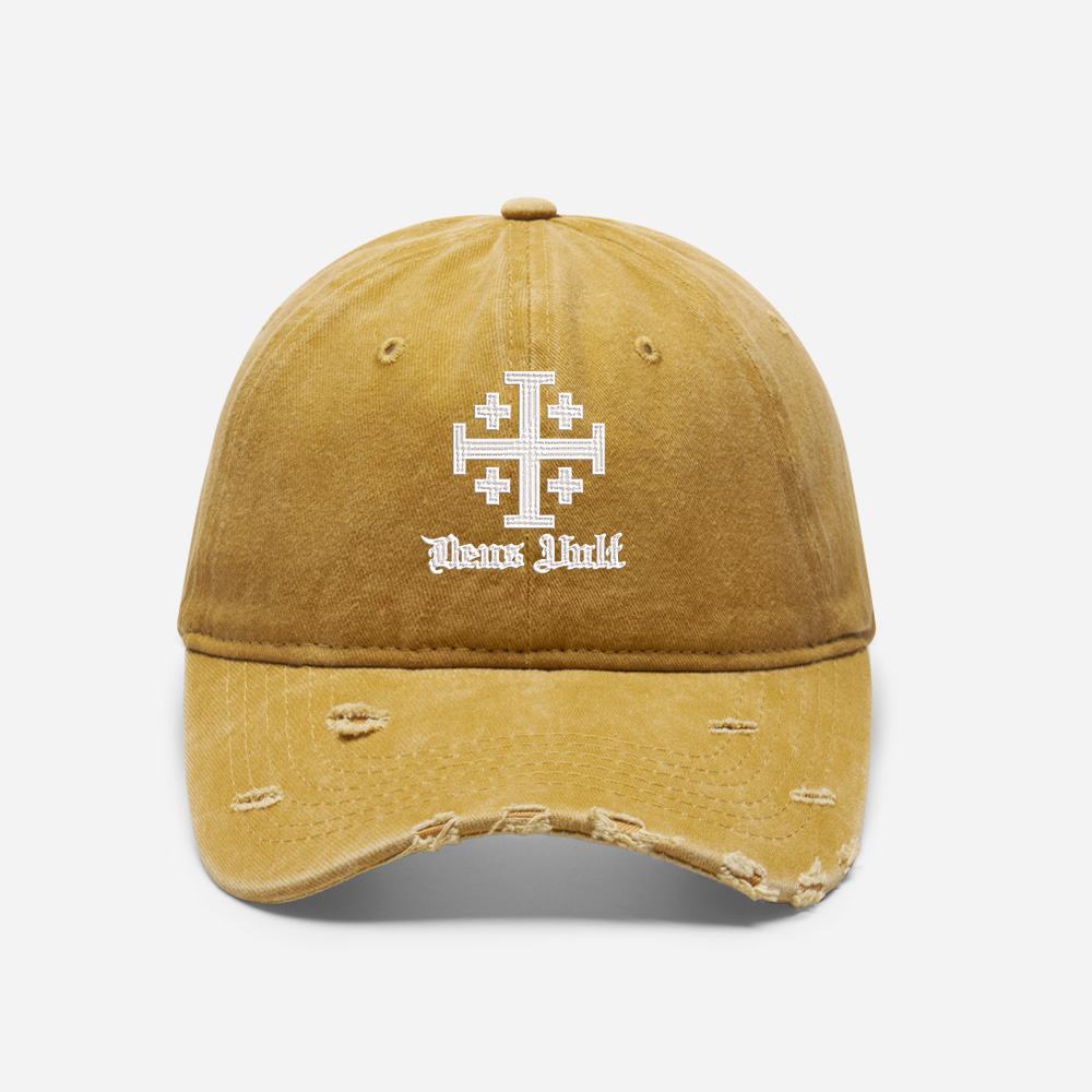 Iron Emblem Vintage Washed Distressed Cap