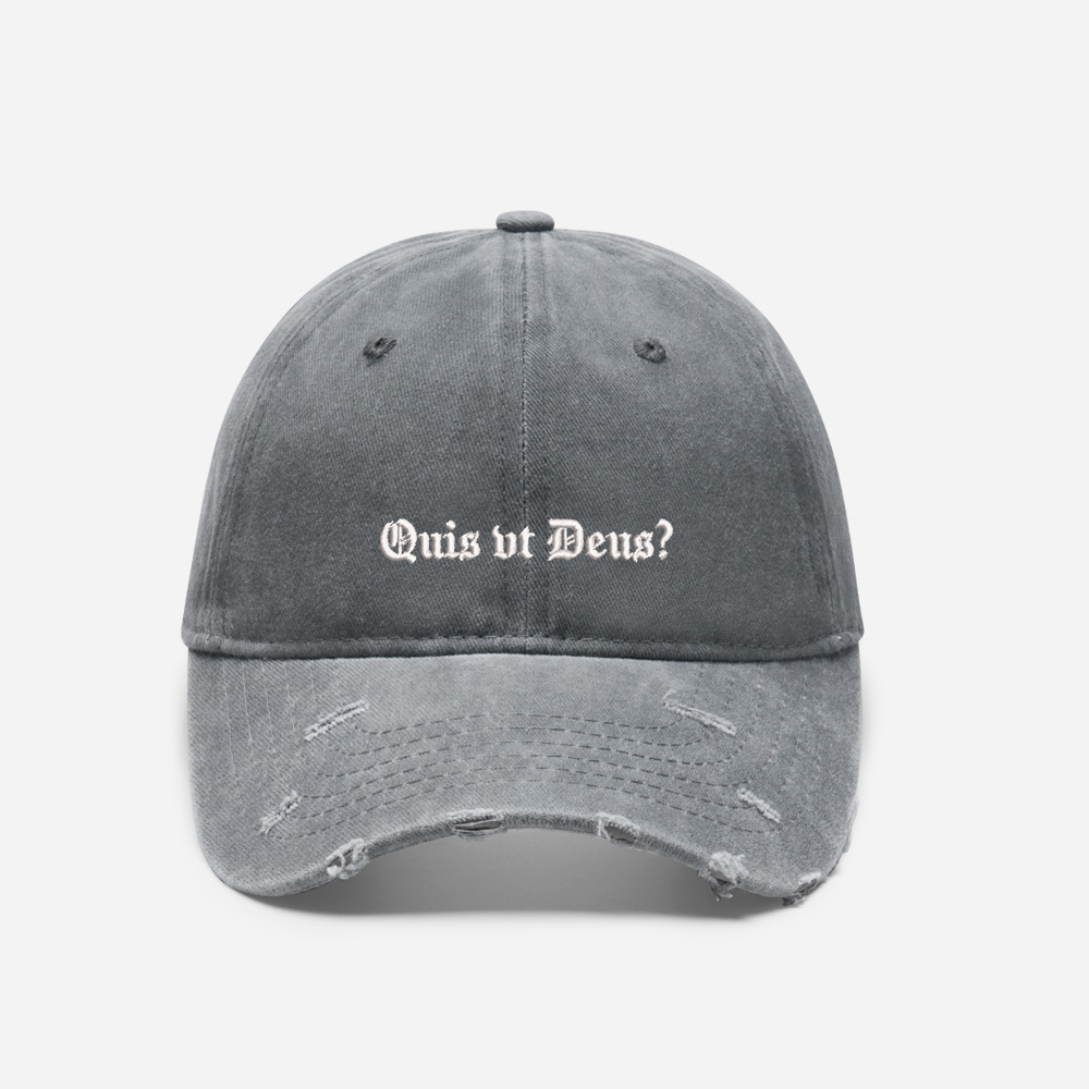 Ancient Script Vintage Washed Distressed Cap