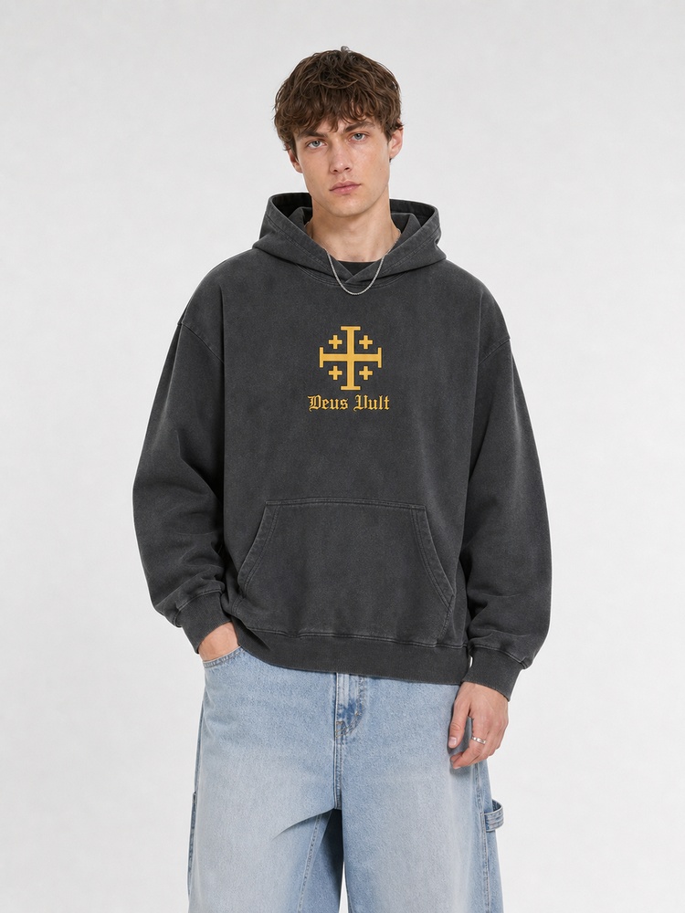 Masked King Vintage Washed Hoodie