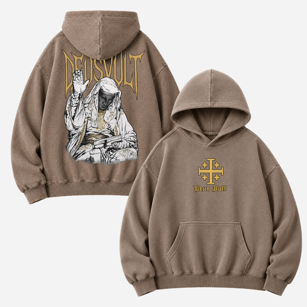 Masked King Vintage Washed Hoodie