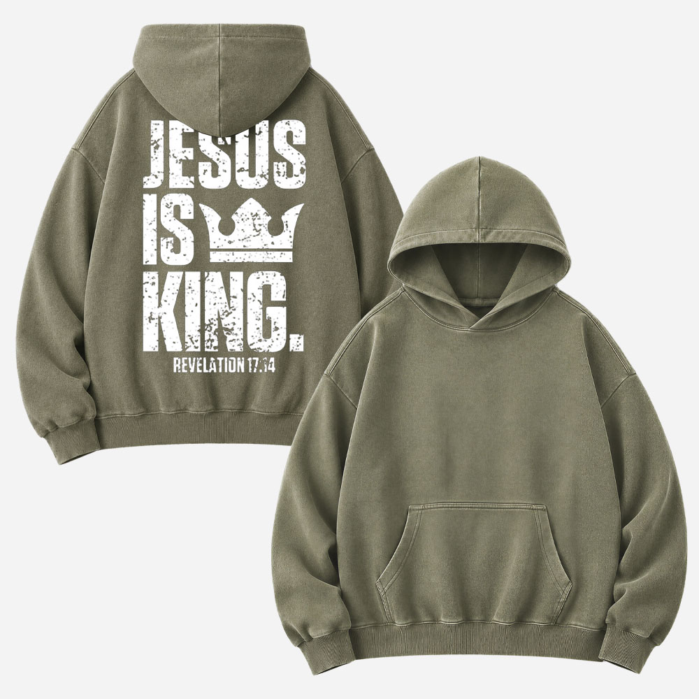 Crown Statement Vintage Washed Hoodie
