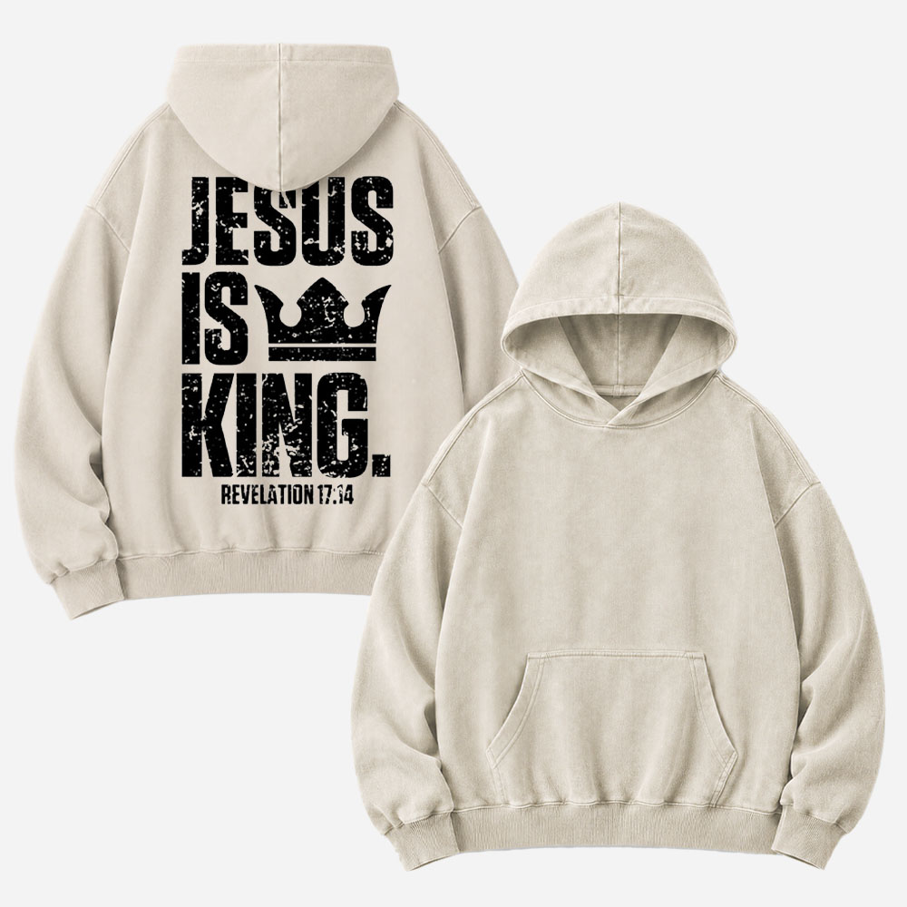 Crown Statement Vintage Washed Hoodie