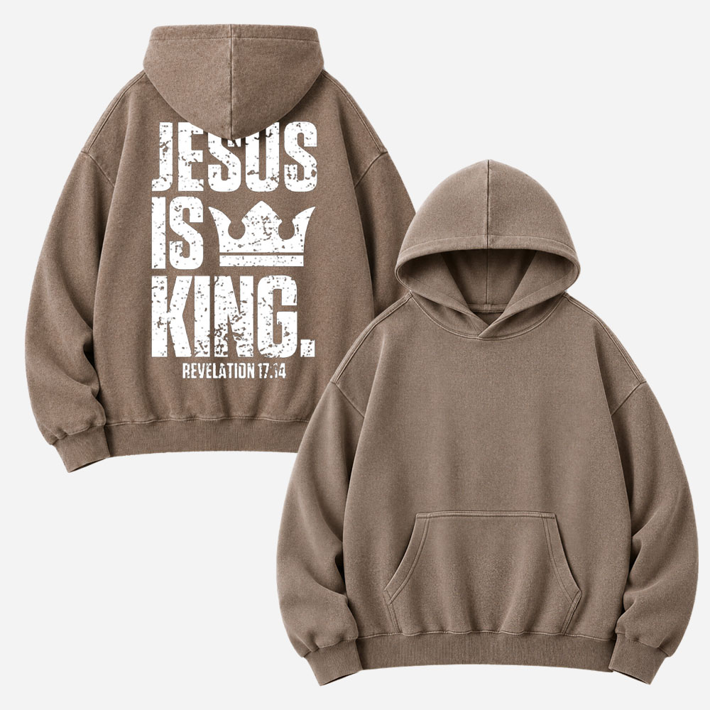 Crown Statement Vintage Washed Hoodie