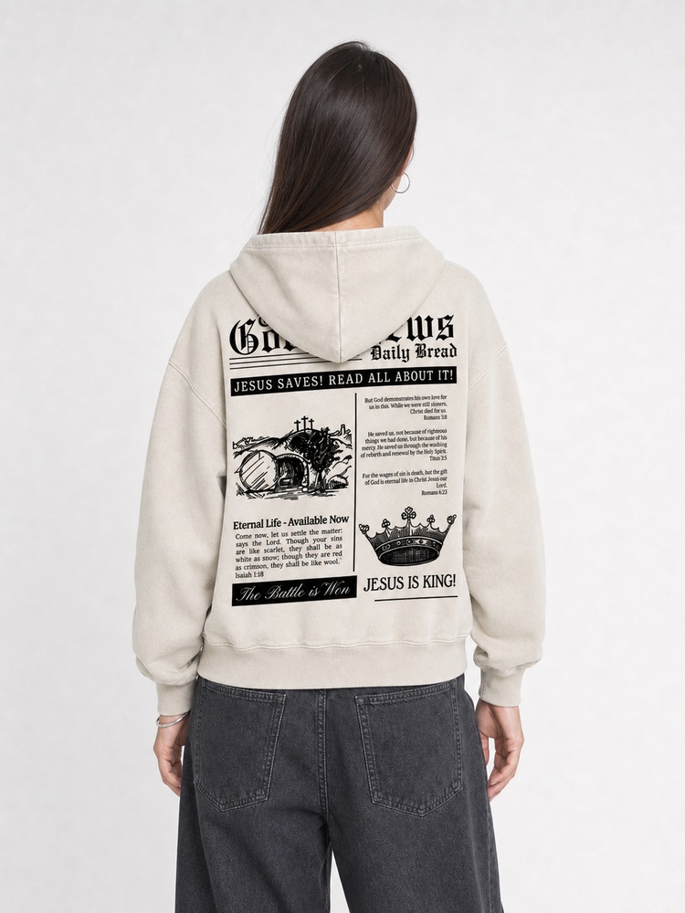 The Good News Vintage Washed Hoodie