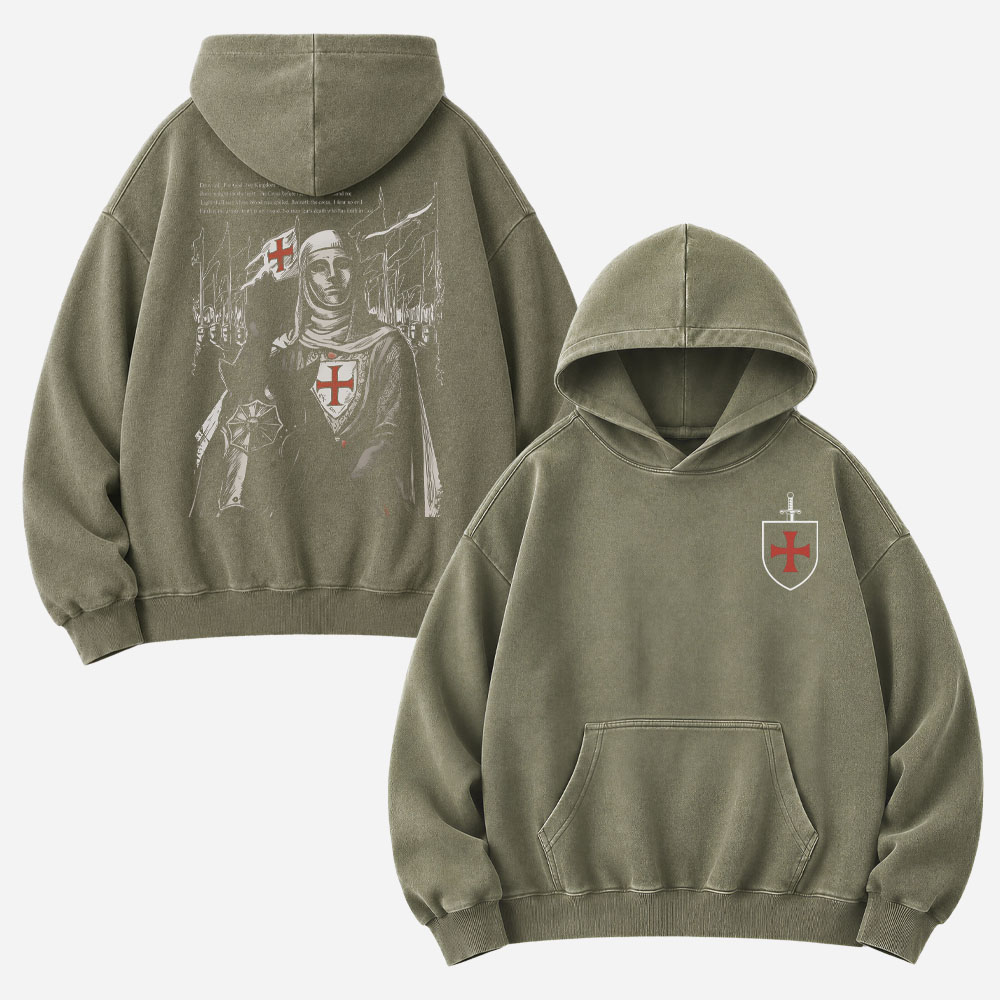 Masked King Vintage Washed Hoodie