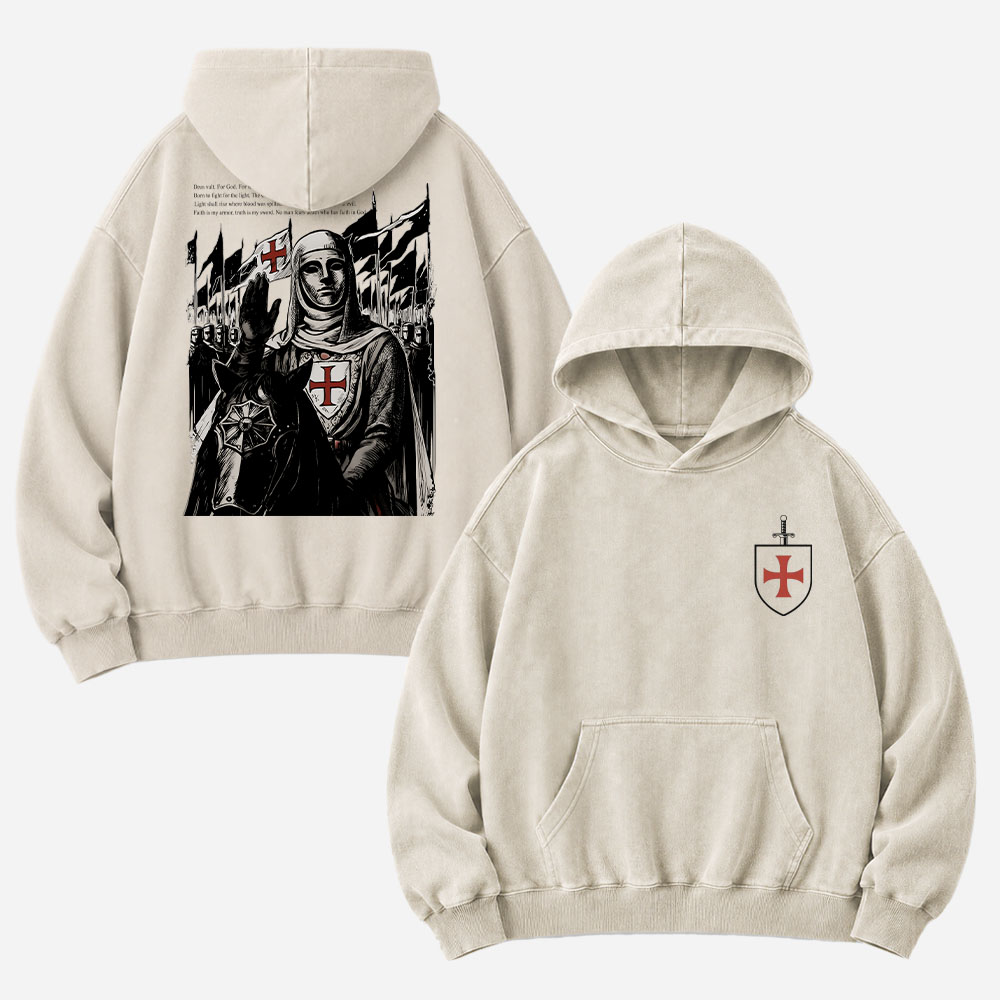 Masked King Vintage Washed Hoodie