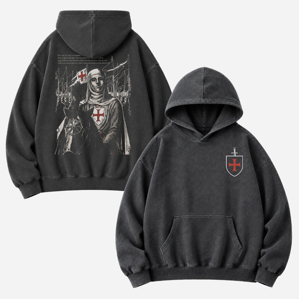 Masked King Vintage Washed Hoodie