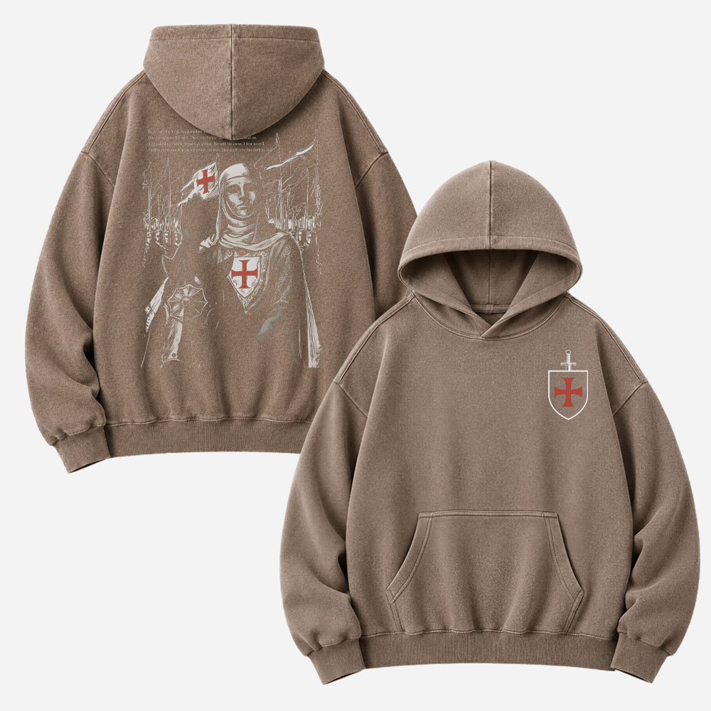 Masked King Vintage Washed Hoodie