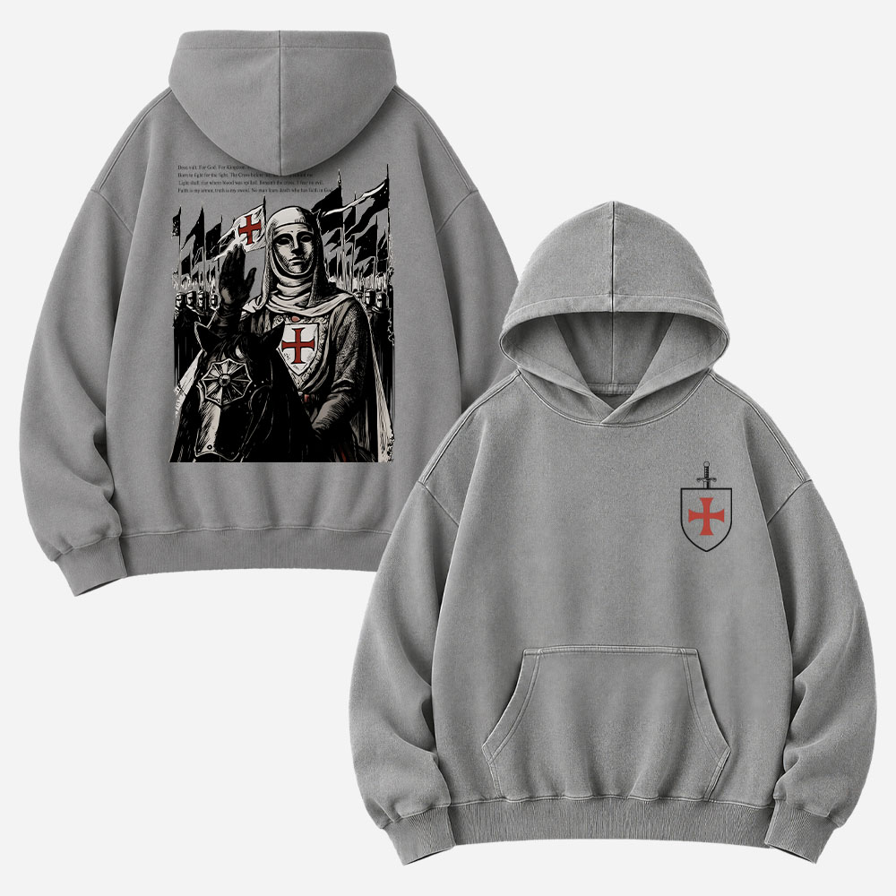 Masked King Vintage Washed Hoodie