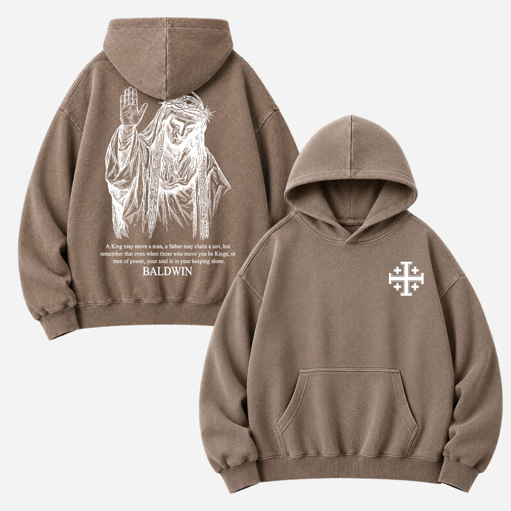 Masked King Vintage Washed Hoodie