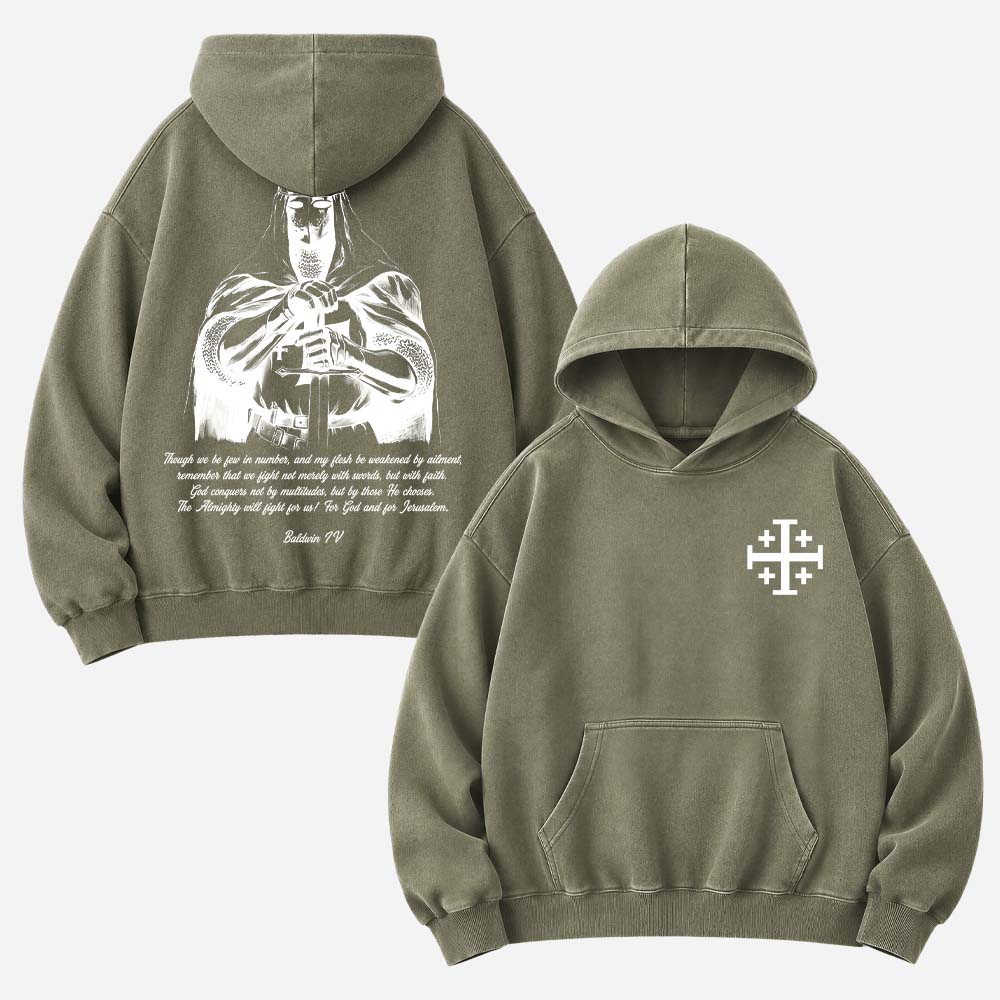 Masked King Vintage Washed Hoodie