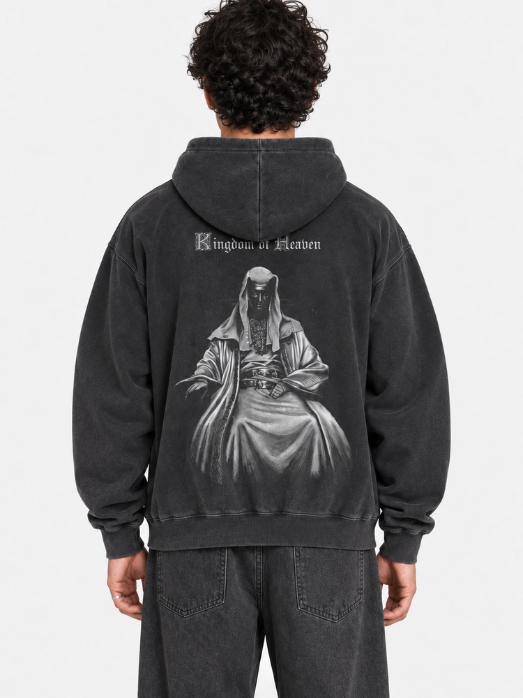 Masked King Vintage Washed Hoodie