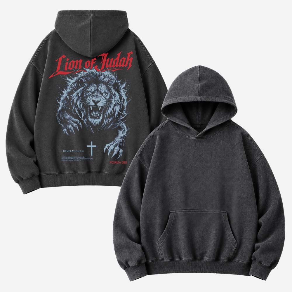 Roaring Lion Vintage Washed Hoodie