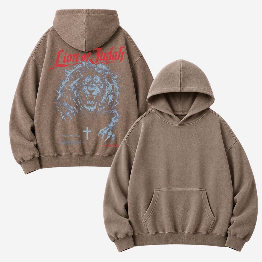 Roaring Lion Vintage Washed Hoodie