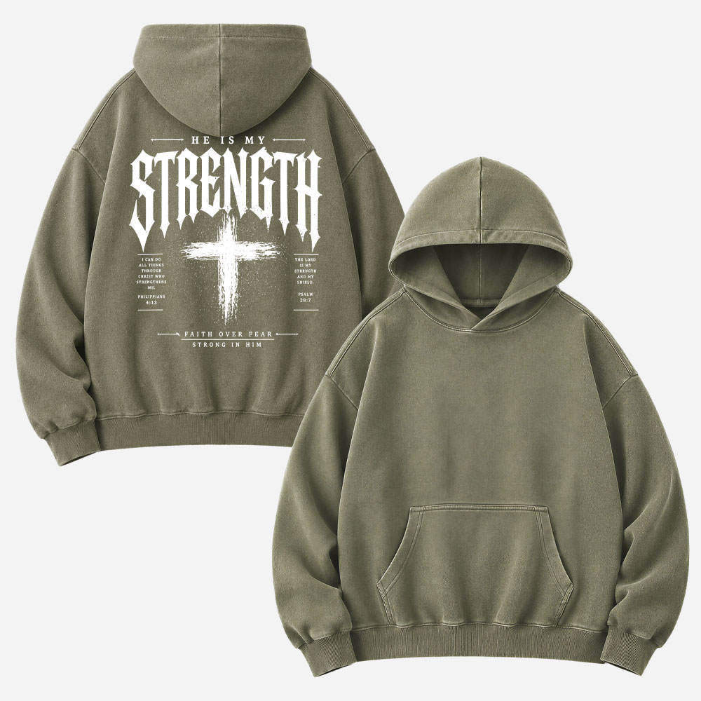 Strength Within Vintage Washed Hoodie