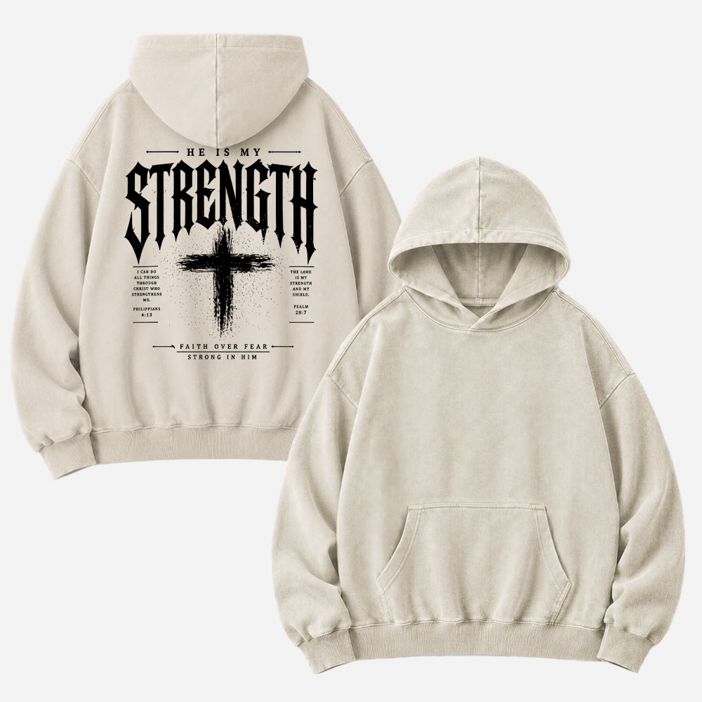 Strength Within Vintage Washed Hoodie