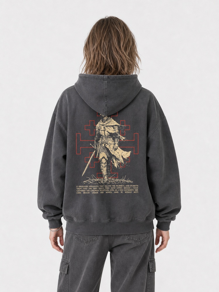 Red Knight Vintage Washed Hoodie