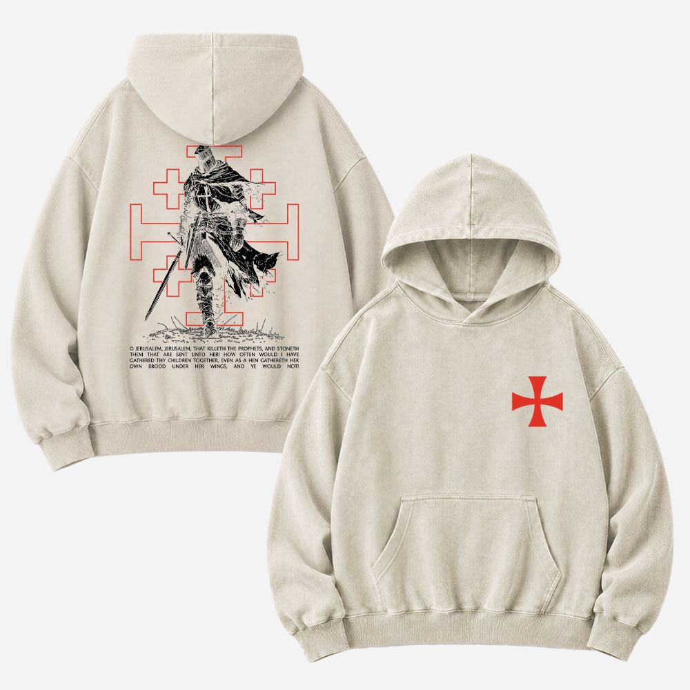 Red Knight Vintage Washed Hoodie