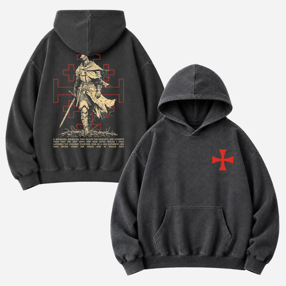 Red Knight Vintage Washed Hoodie