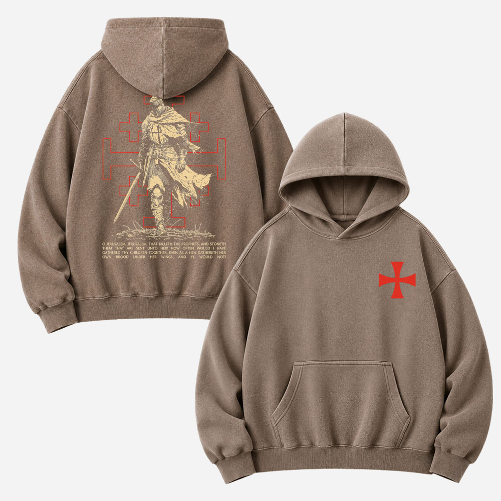 Red Knight Vintage Washed Hoodie
