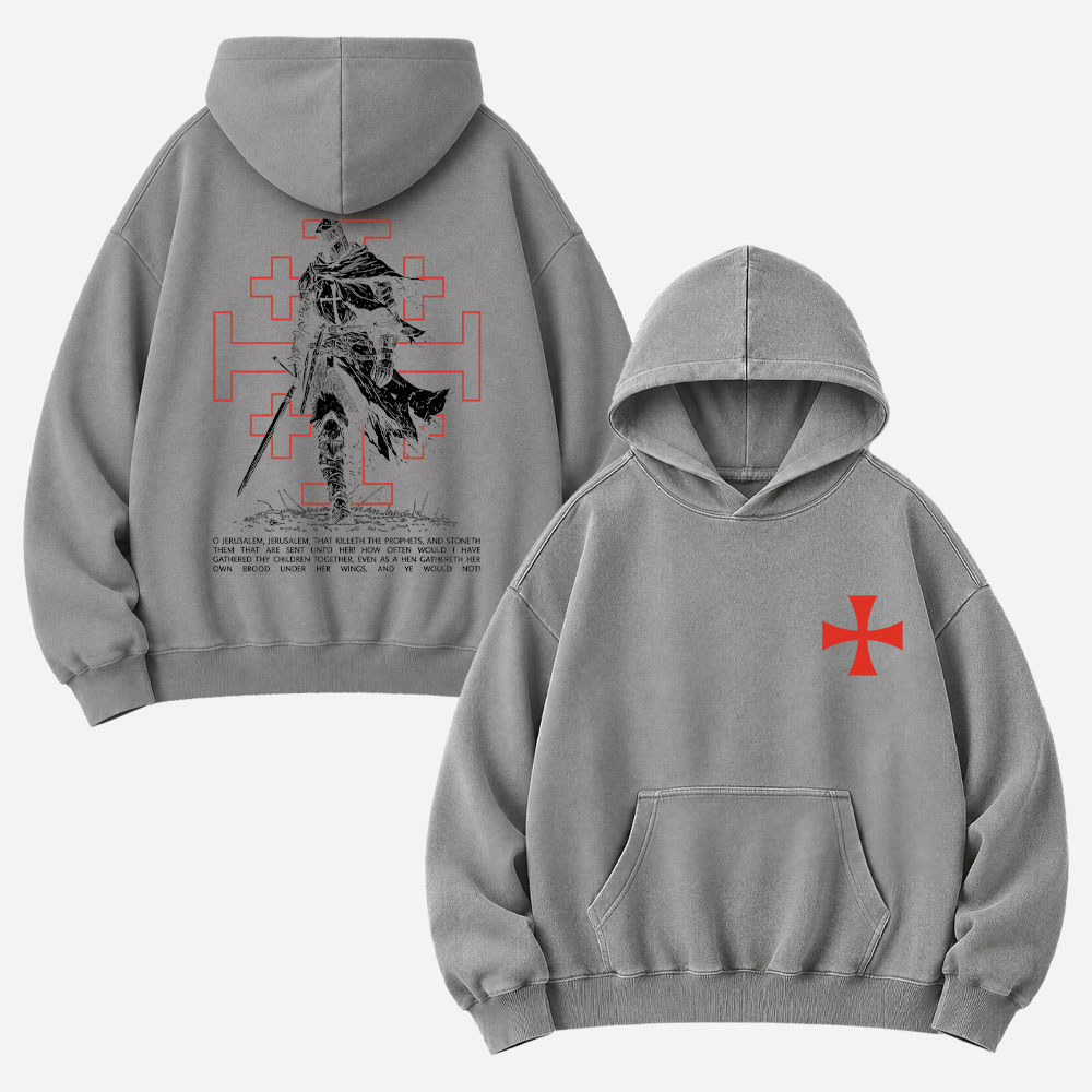 Red Knight Vintage Washed Hoodie