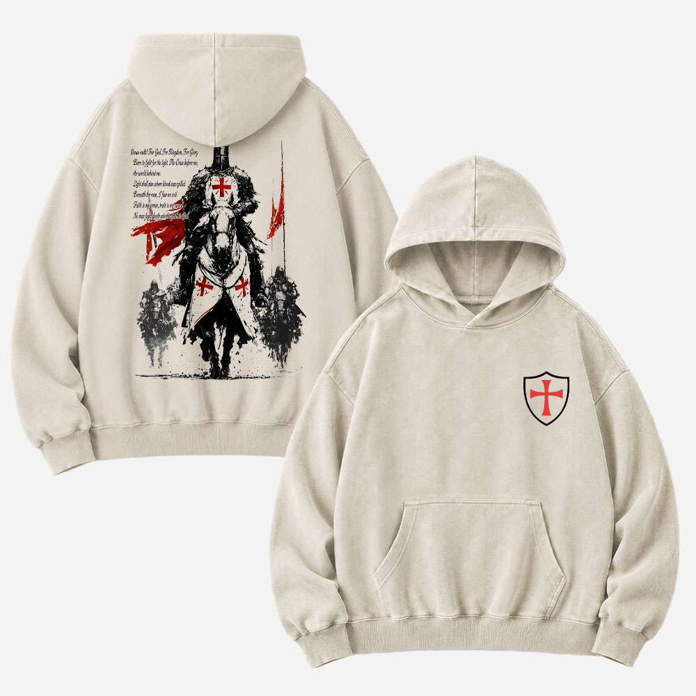 Mounted Knight Vintage Washed Hoodie