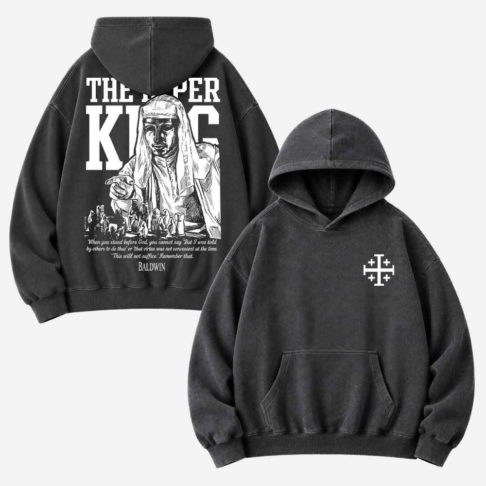 Masked King Vintage Washed Hoodie