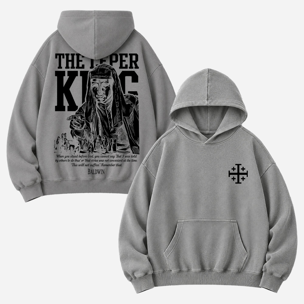 Masked King Vintage Washed Hoodie