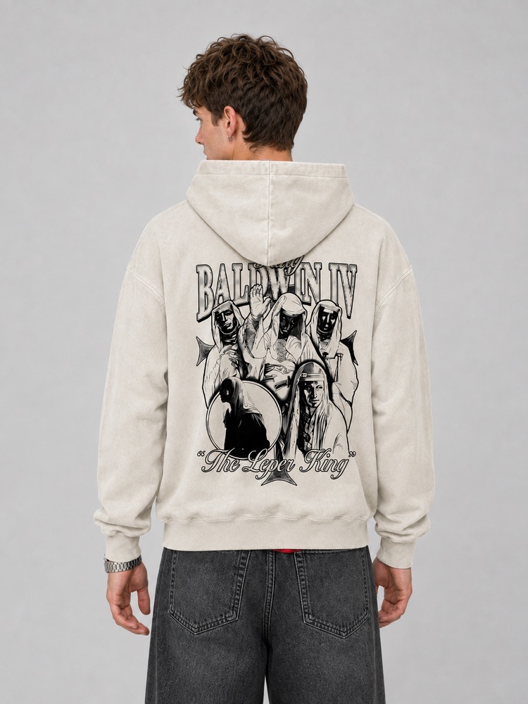 Masked King Vintage Washed Hoodie