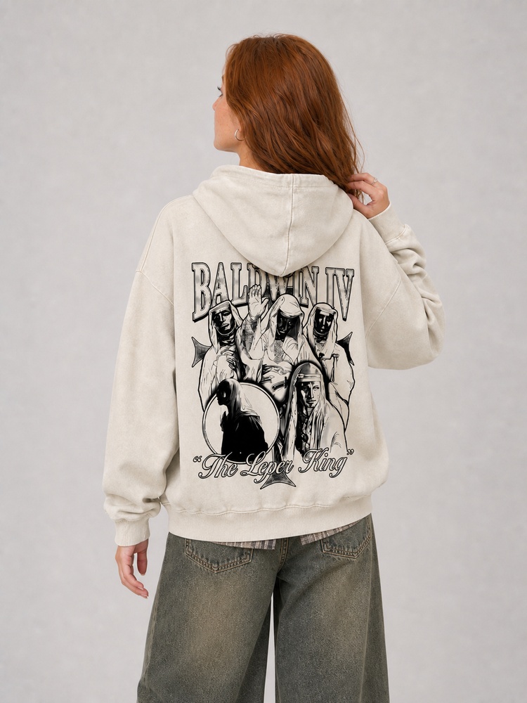 Masked King Vintage Washed Hoodie