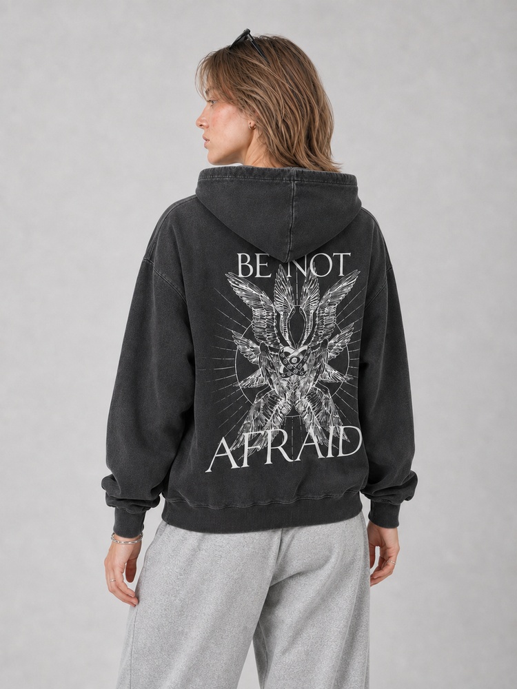 Fearless Eye Wing Vintage Washed Hoodie